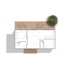 MOBIL HOME O'HARA 844 Côté Jardin - 2 chambres - 2023